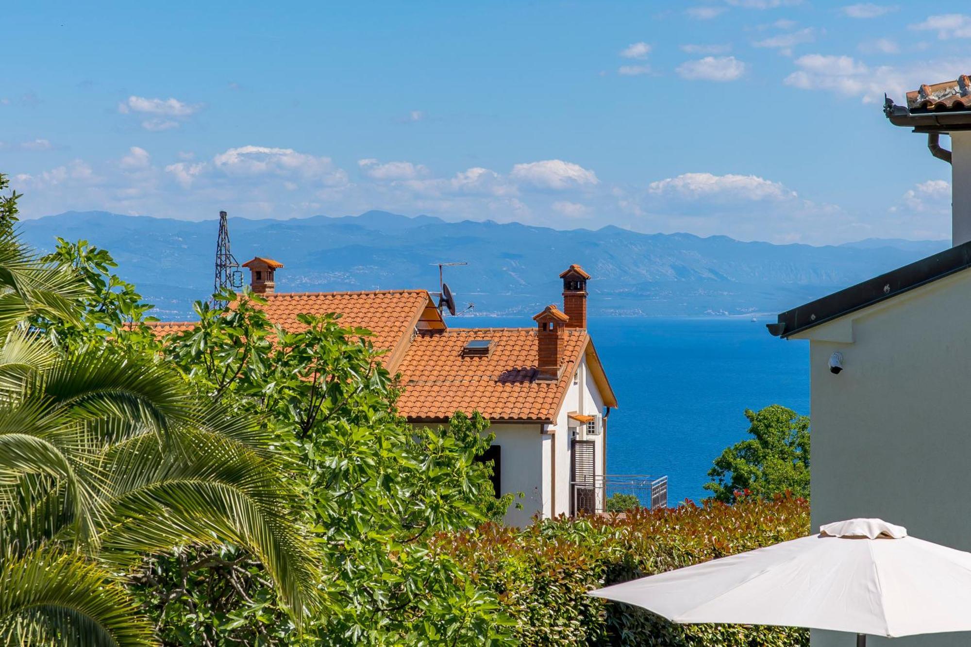 Villa Garden Apartment With Pool Opatija Ngoại thất bức ảnh