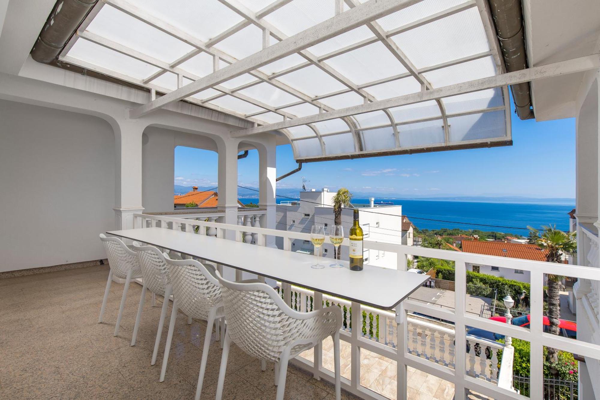 Villa Garden Apartment With Pool Opatija Ngoại thất bức ảnh
