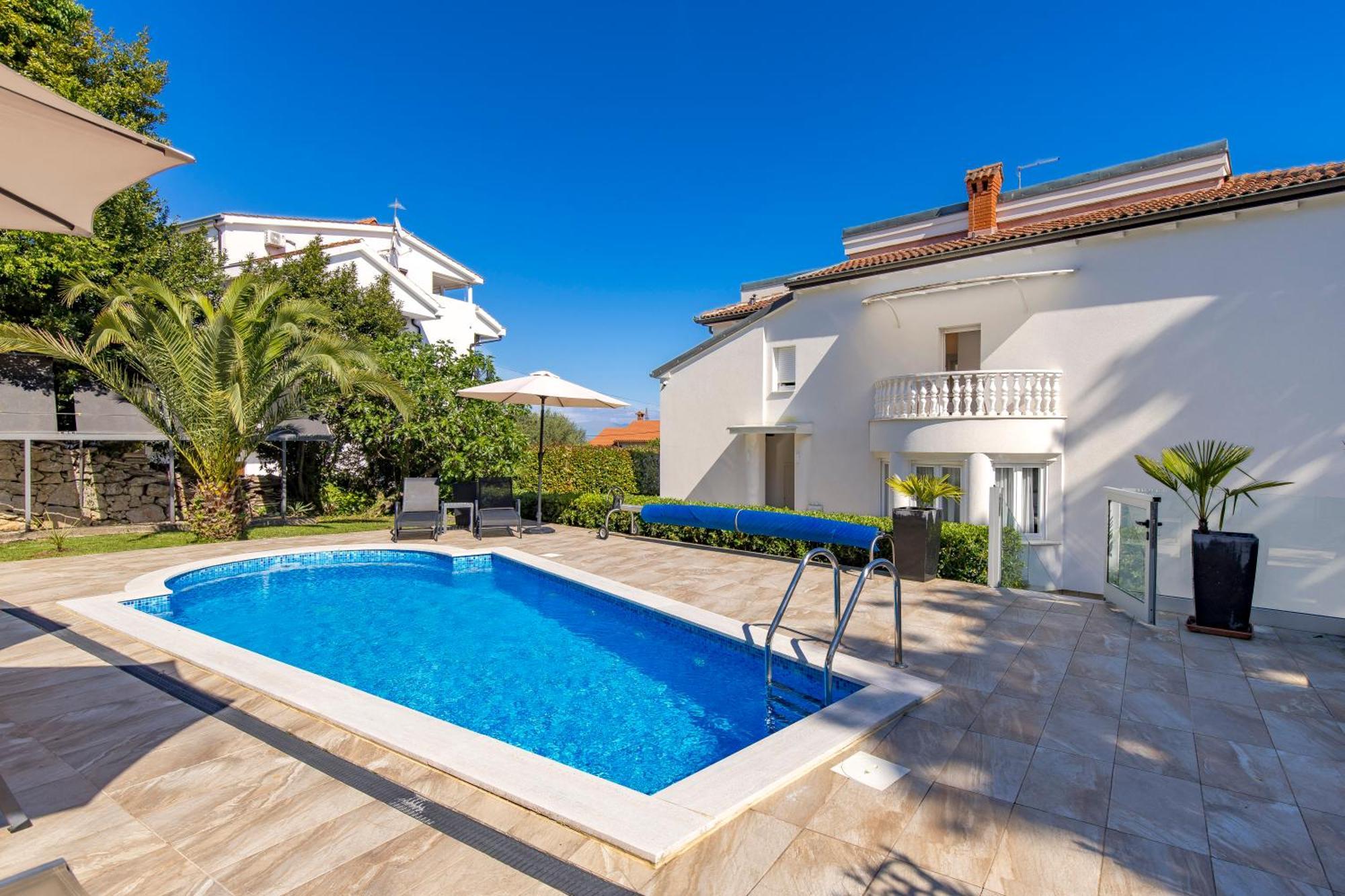 Villa Garden Apartment With Pool Opatija Ngoại thất bức ảnh